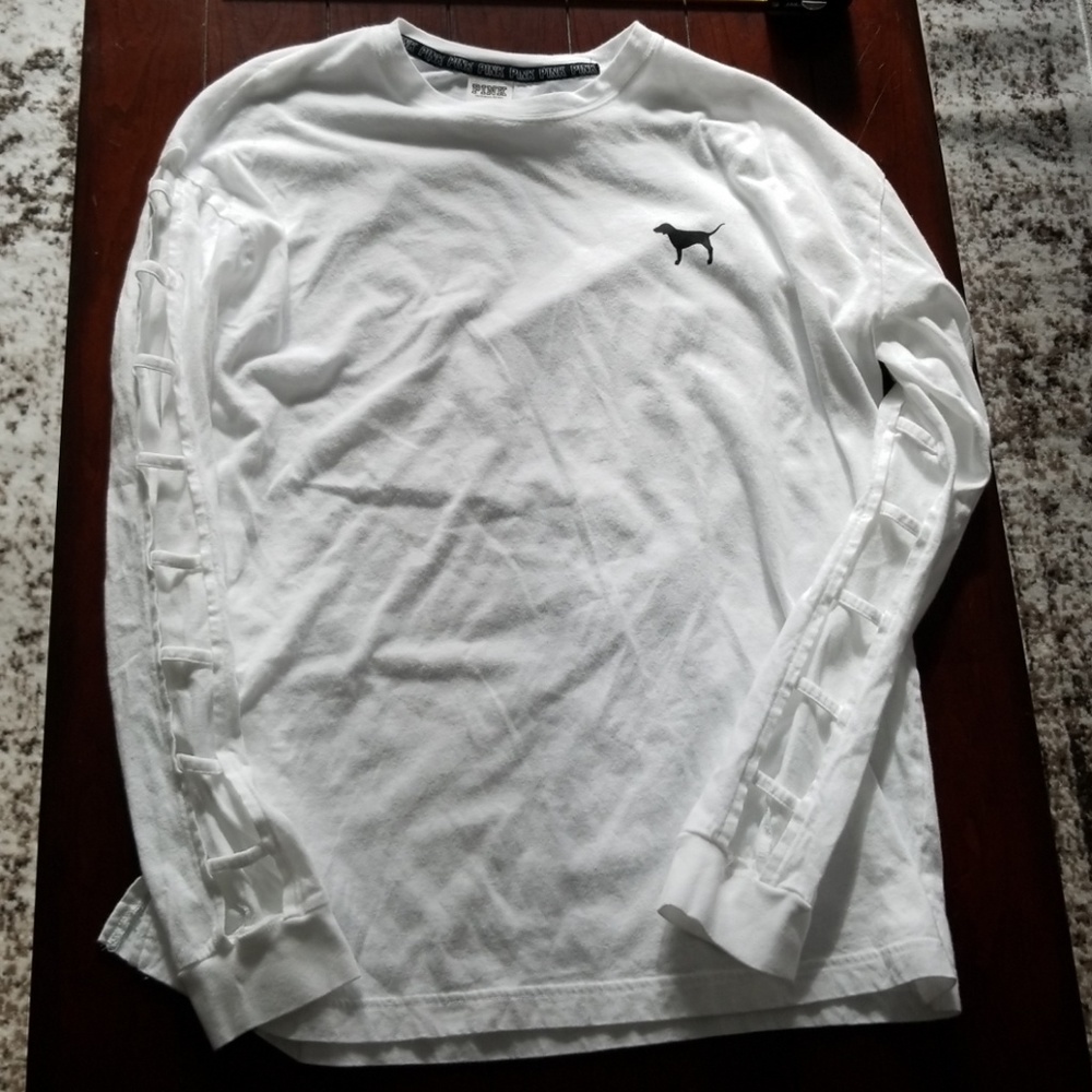 Like New Pink later sleeve tshirt Medium